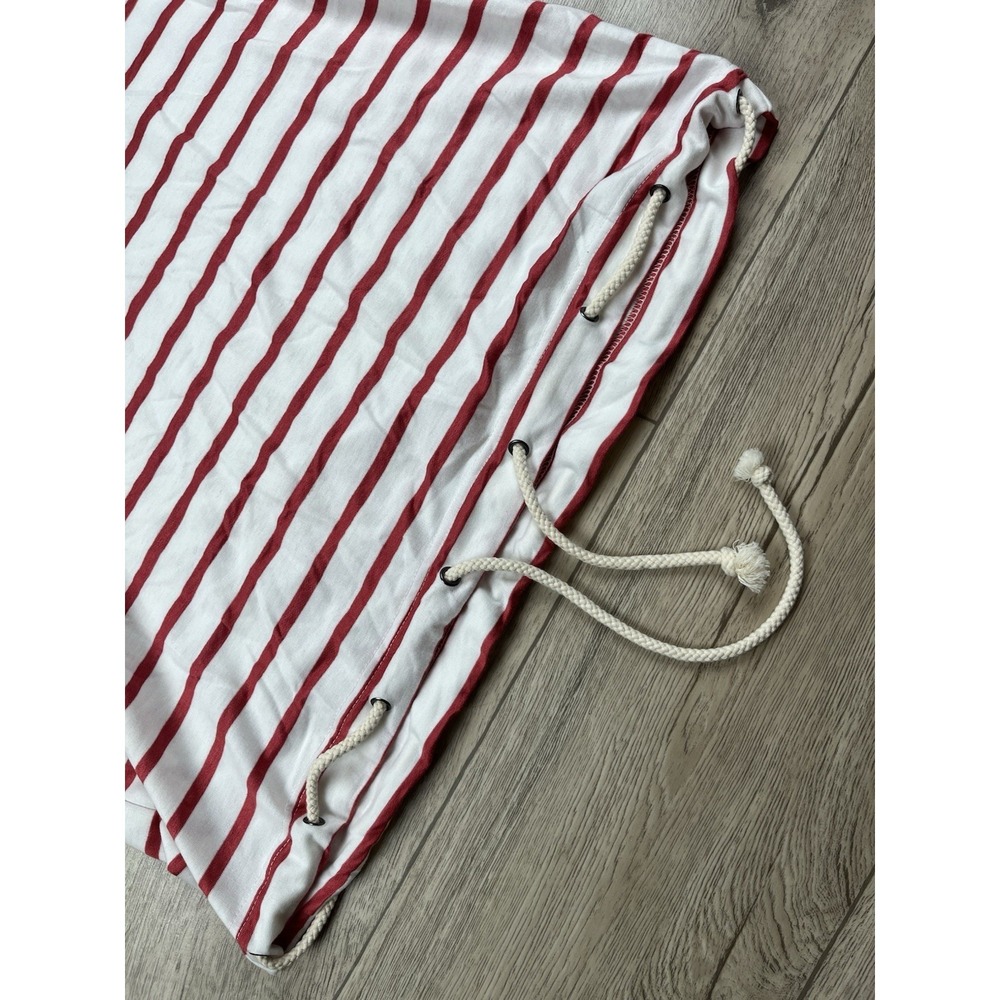 Anthropology Jane and Delaney Shirt Tee Sz Large Red White Striped Nautical NWT - Picture 4 of 11